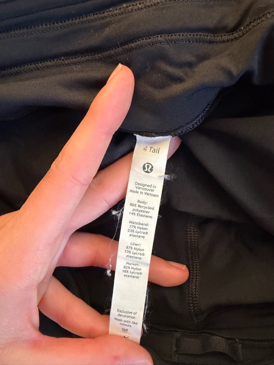 lululemon athletica Black Performance golf Skort - Picture 5 of 5